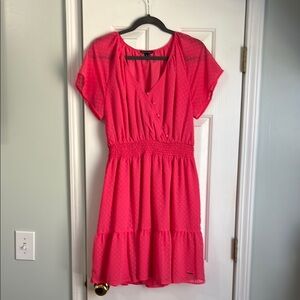 Pink Button-Down Dress